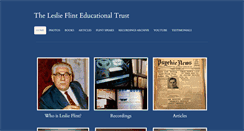 Desktop Screenshot of leslieflint.com